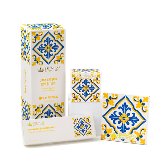 Azulejo Decorativo - Azulejos de Portugal - Limão & Manjerico