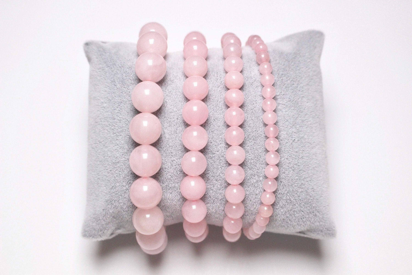 Pink quartz bracelet A