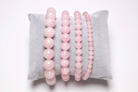 Pink quartz bracelet A
