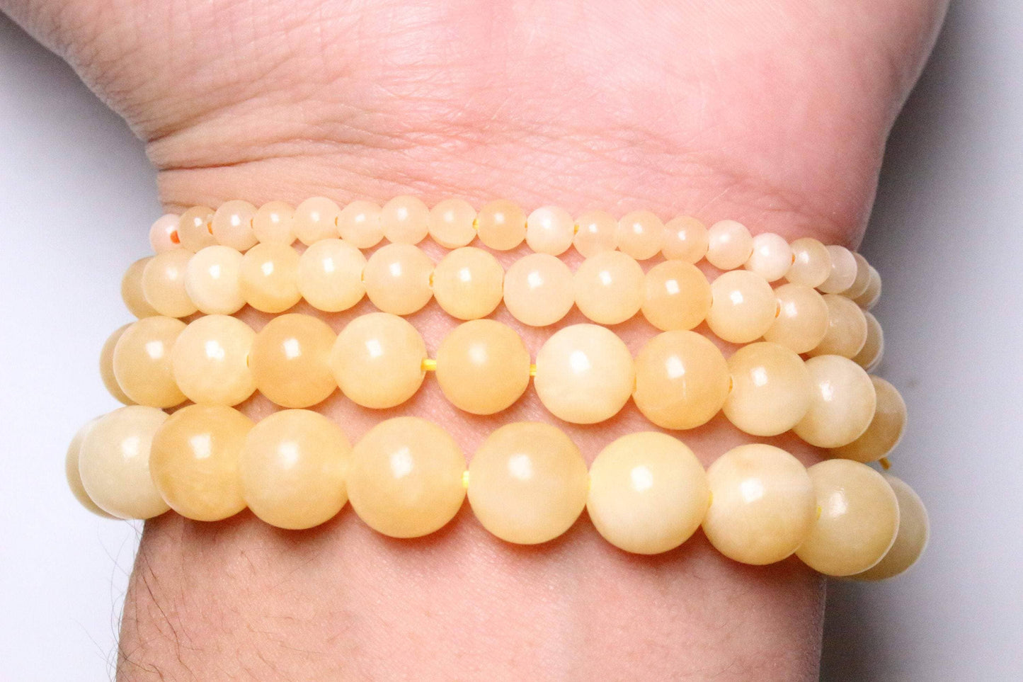 Yellow calcite bracelet A