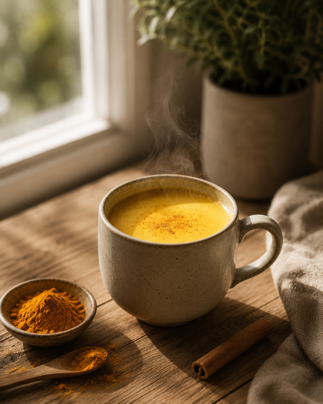 Golden Adaptogen Latte: A Calming Ritual in a Cup
