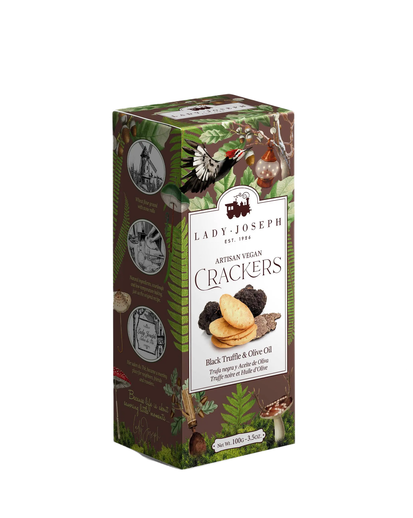 Crackers with Truffle & Olive Oil (snack) Cracker with truffle