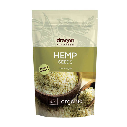 Hemp Seeds, peeled, organic, Dragon Superfoods, 200g