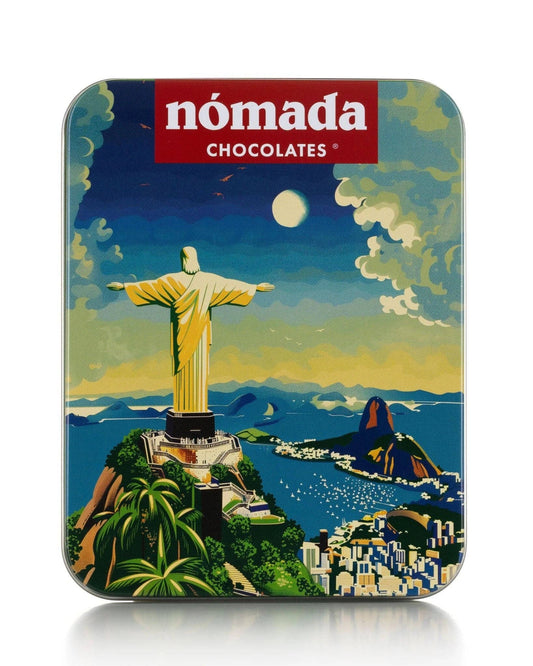 Brazil Chocolate Tin 50g - Nómada Chocolates