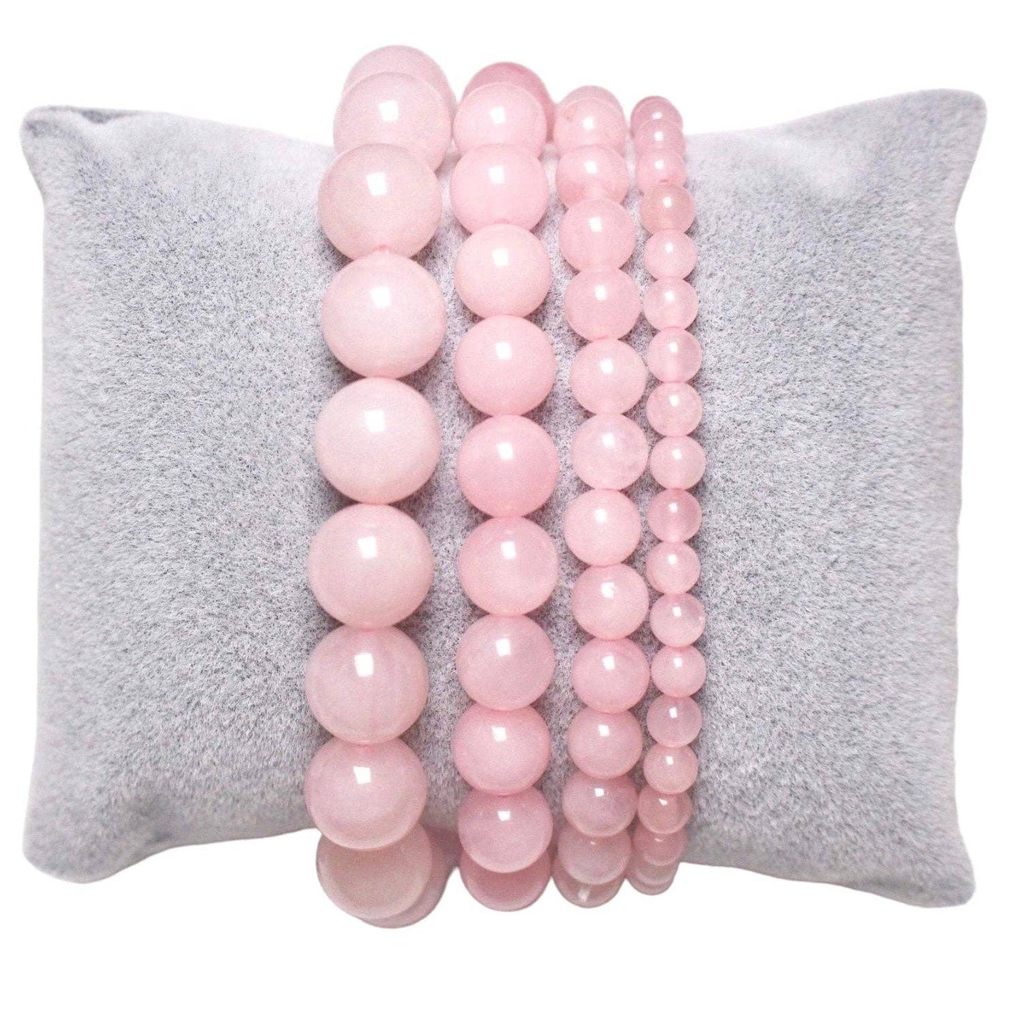Pink quartz bracelet A