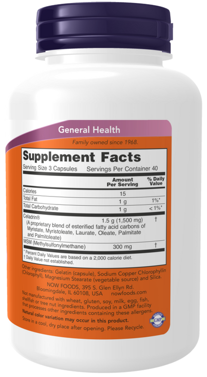 Celadrin® & MSM 500 mg Capsules