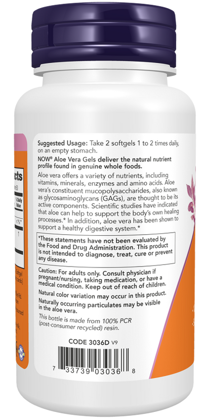 Aloe Vera 10,000 mg Softgels