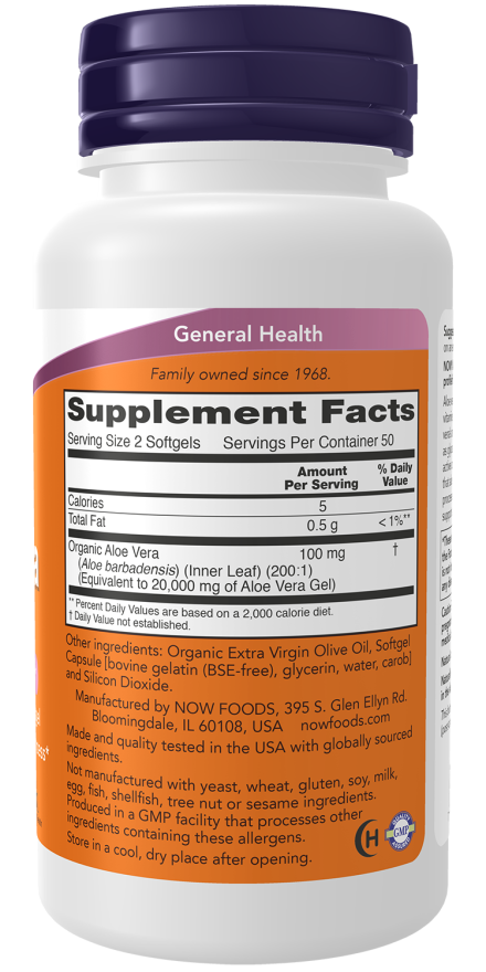 Aloe Vera 10,000 mg Softgels