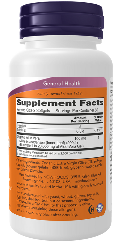 Aloe Vera 10,000 mg Softgels