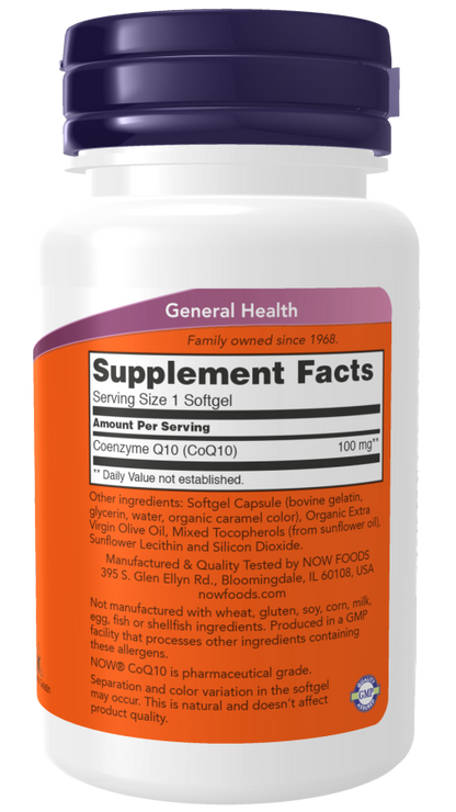 CoQ10 100 mg Softgels