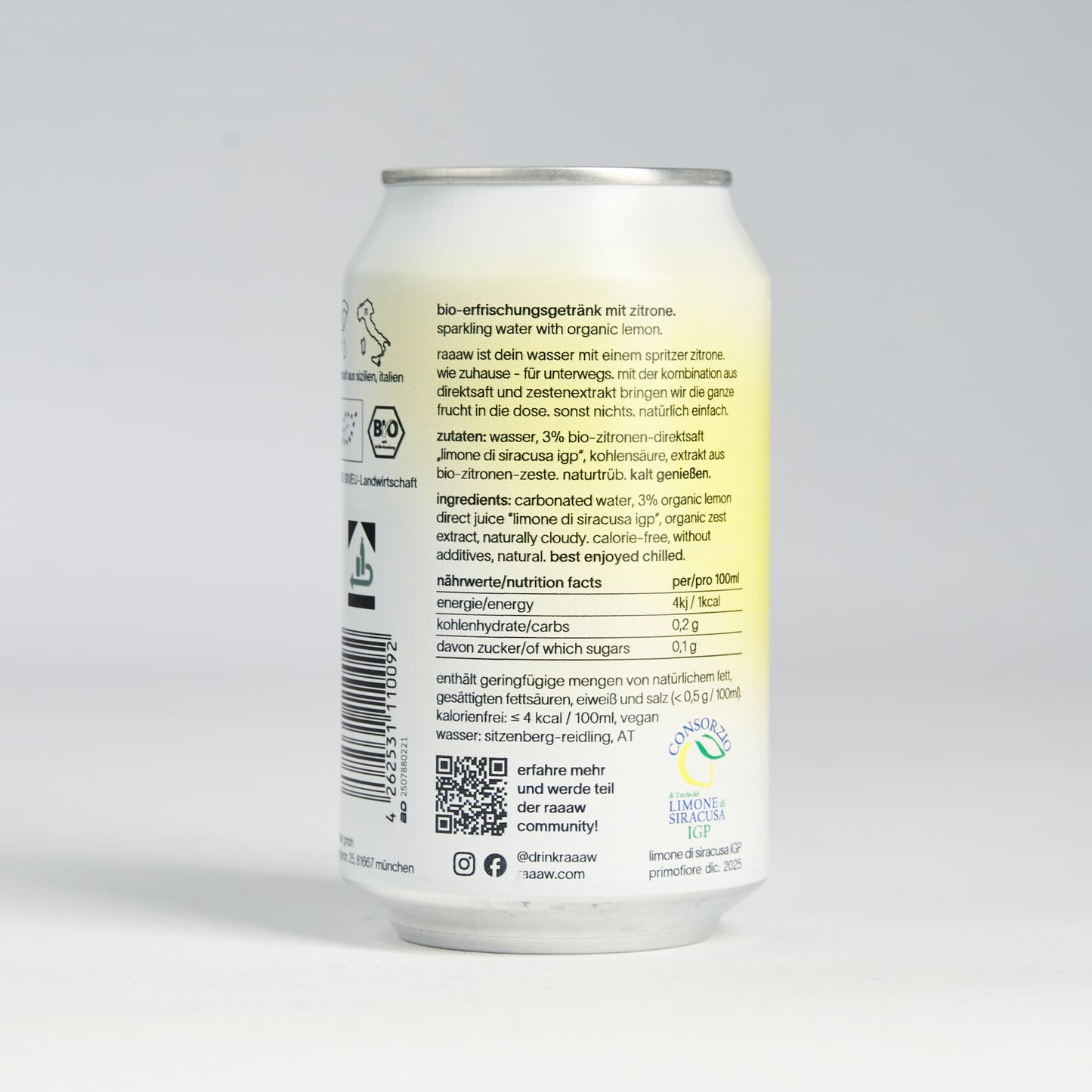 Raaaw organic lemon