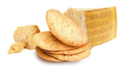 Parmesan and Olive Oil Crackers (Cheese snack)