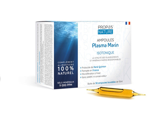 Isotonic Sea Water - Marine Plasma - Quinton - 10,000 Ppm