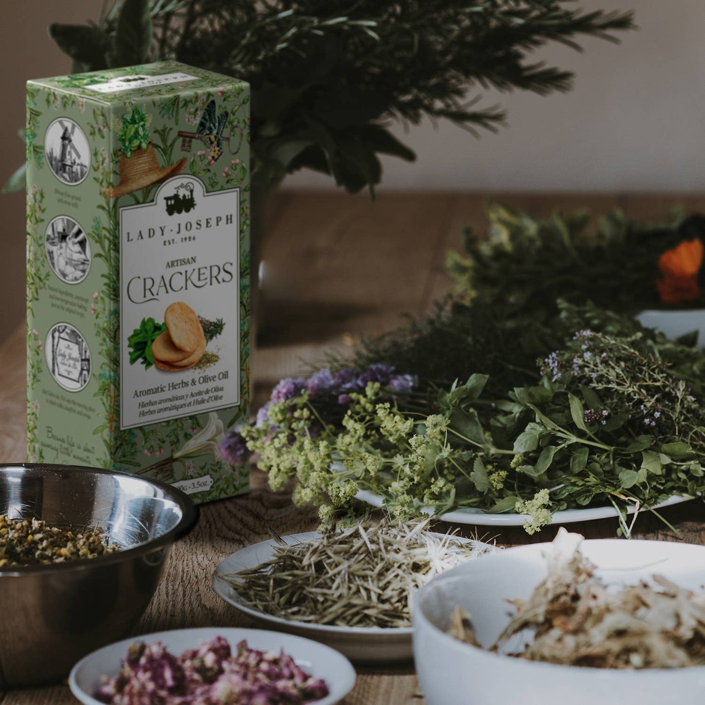 Galletas Veganas Artesanas con Hierbas Aromáticas