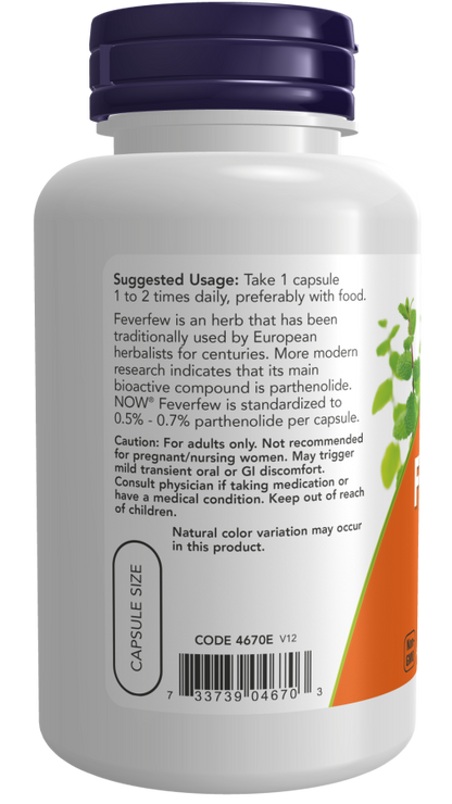 Feverfew Veg Capsules