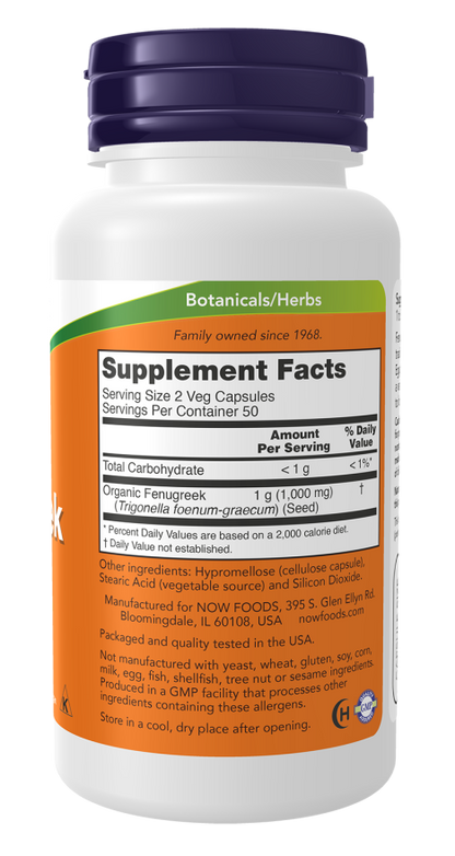 Fenugreek 500 mg Veg Capsules