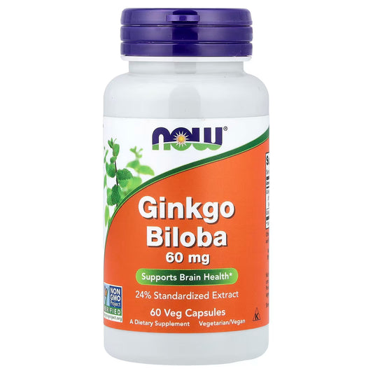 Ginkgo Biloba, 60mg - Veg Capsules