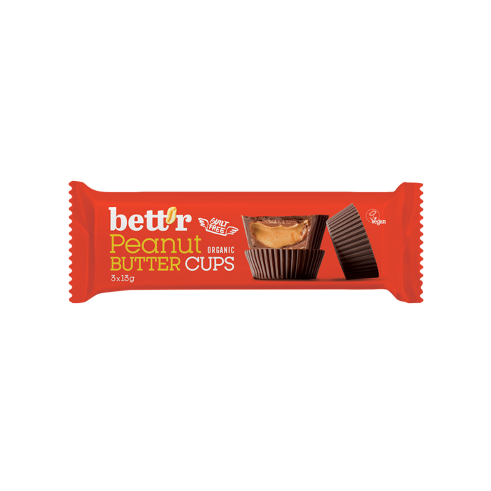 Peanut Butter Cups with Peanut Cream