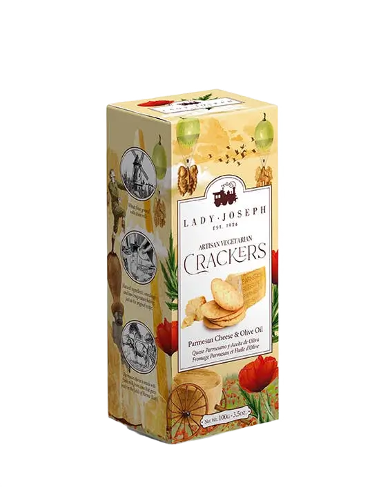 Parmesan and Olive Oil Crackers (Cheese snack)