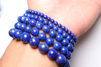 Untinted AA+ lapis lazuli bracelet