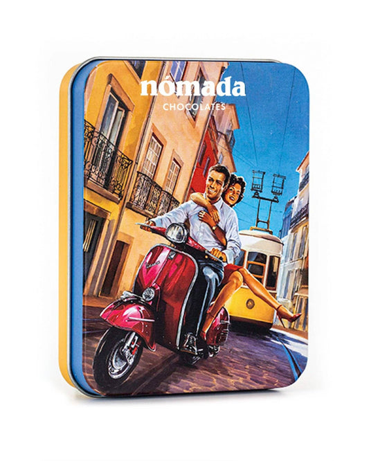 Lisbon Milk Chocolate Tin 50g - Nómada Chocolates