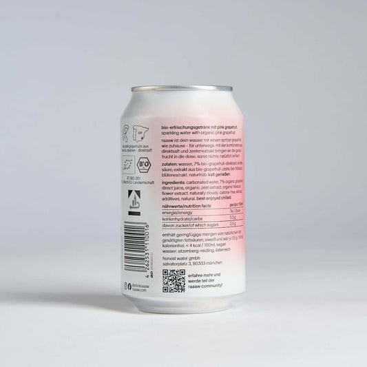 Raaaw organic pink grapefruit