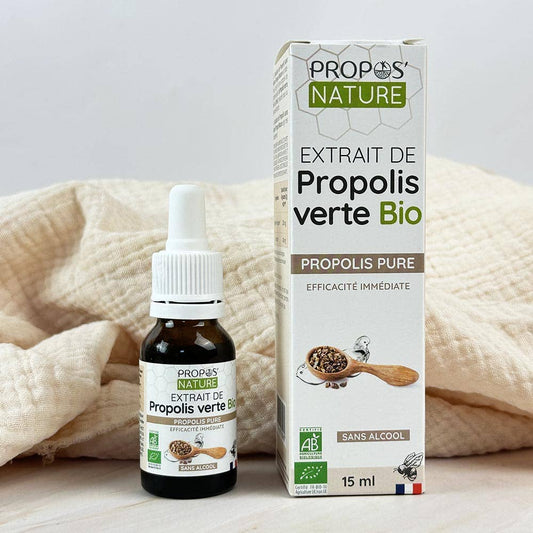 Organic Green Propolis Extract - Alcohol-Free - 15ml