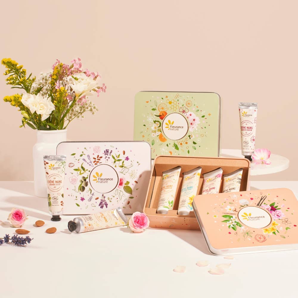 Peach Hand Set - Floral Escape