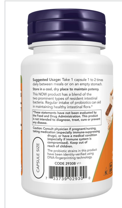8 Billion Acidophilus & Bifidus Veg Capsules