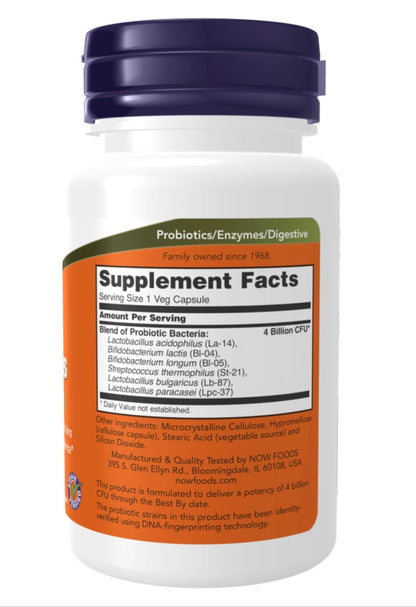 Acidophilus 4x6 Veg Capsules