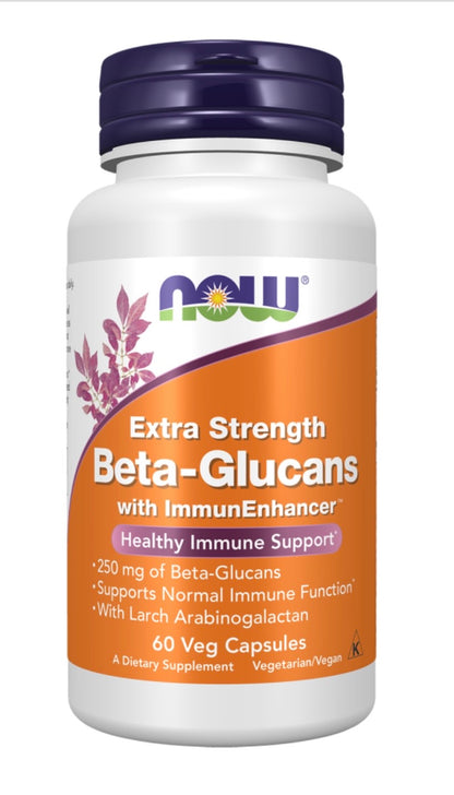 Beta-Glucans with ImmunEnhancer™, Extra Strength Veg Capsules