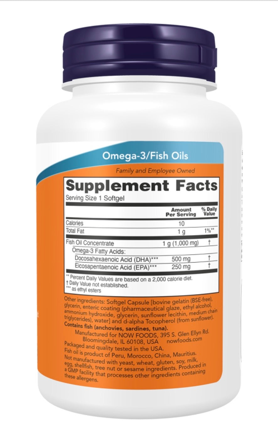 DHA-500 Fish Oil, Double Strength Softgels