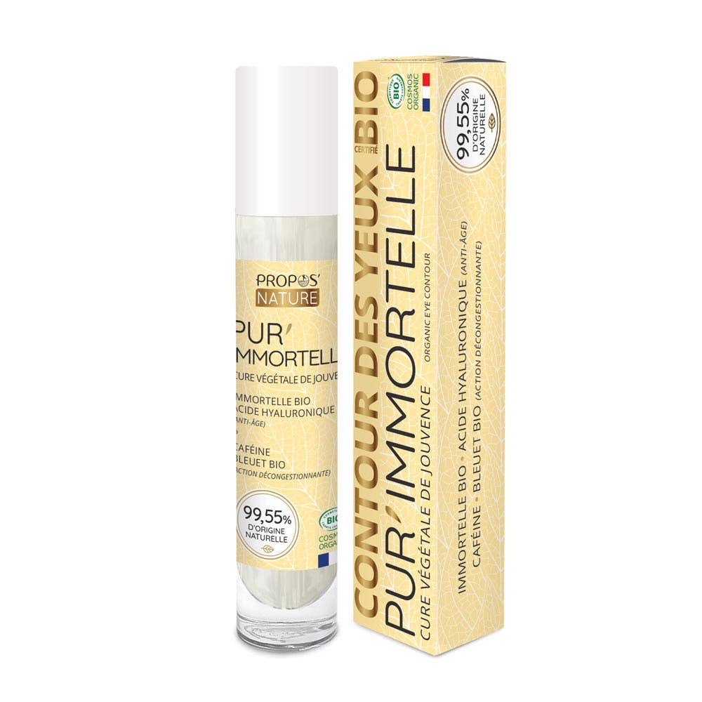 Organic Eye Contour Pur'immortelle - Puffiness & Dark Circles - 15ml