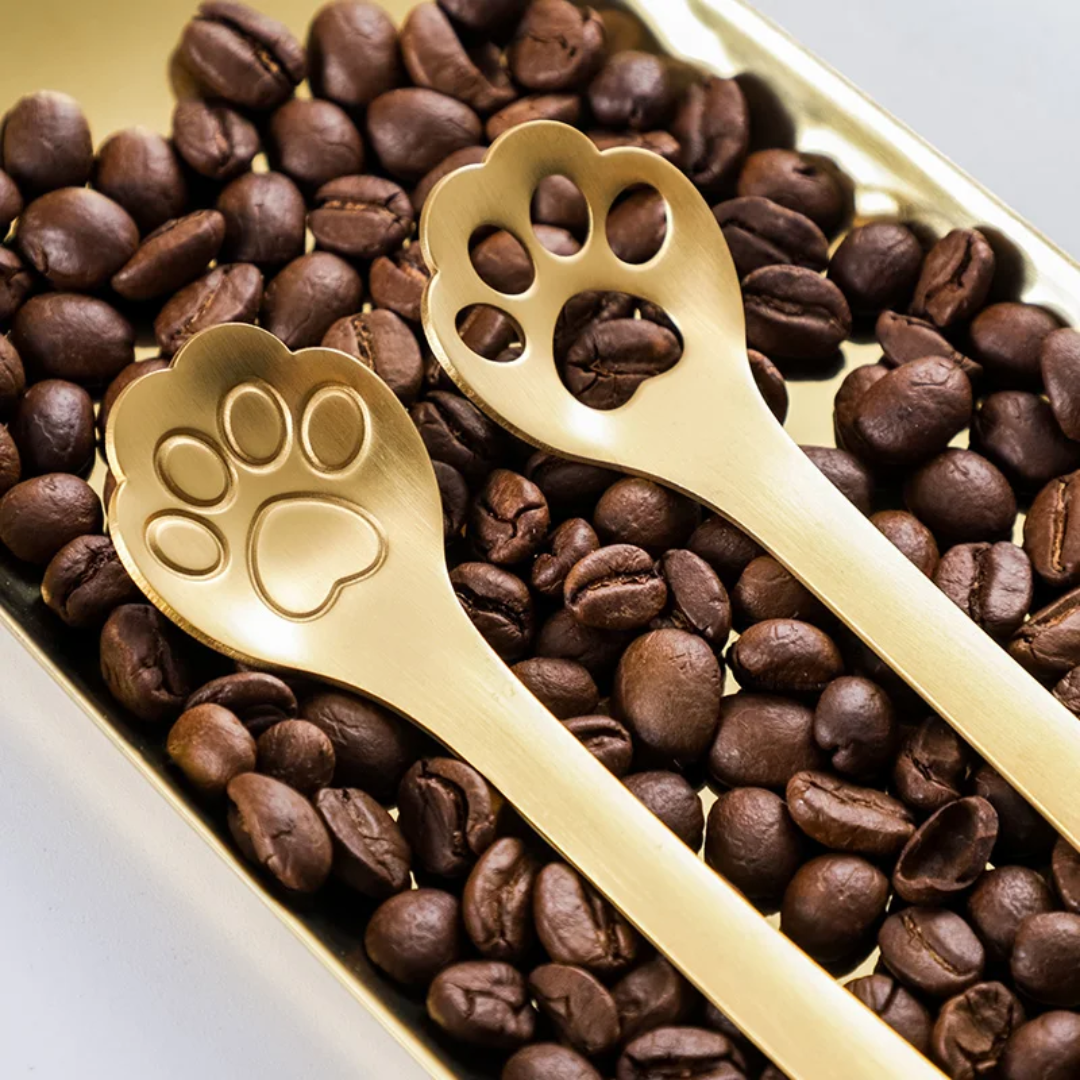 Cat's paw spoon - 4 colors - Tea, Coffee or Dessert