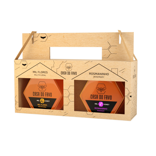 Pack Honey 2x240g (Rosemary and Multifloral)