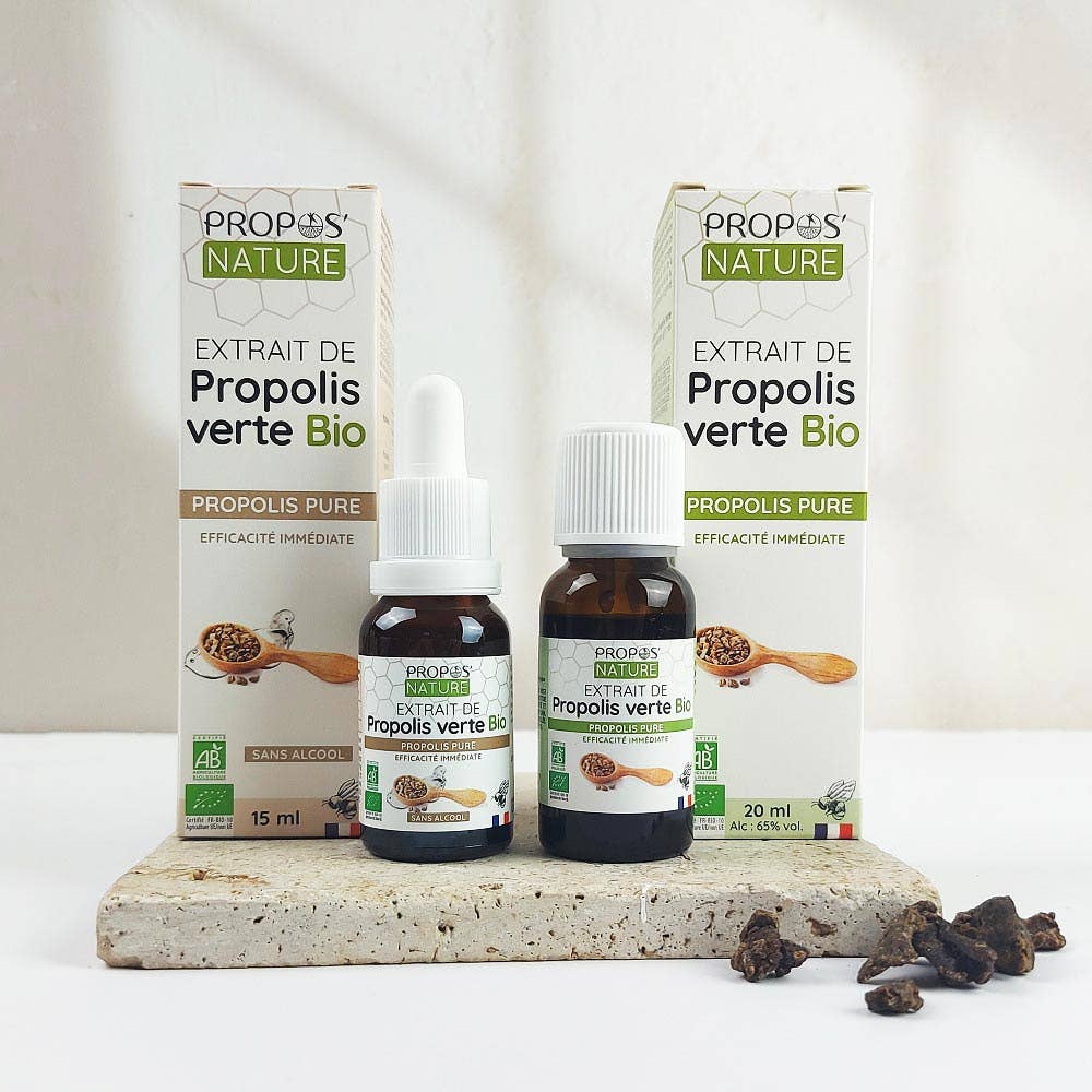 Organic Green Propolis Extract - Alcohol-Free - 15ml