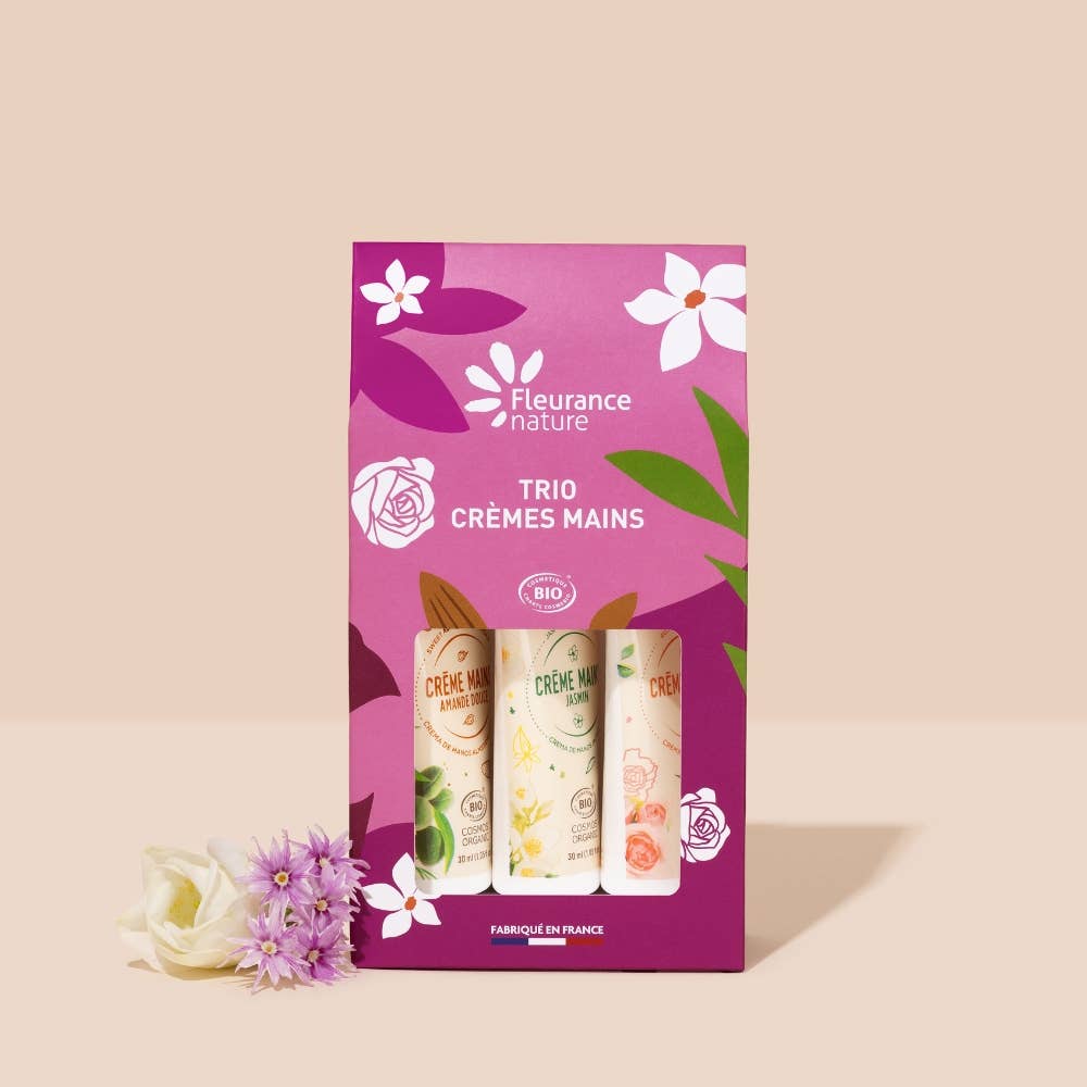 Trio Hand Creams Almond Rose Jasmine