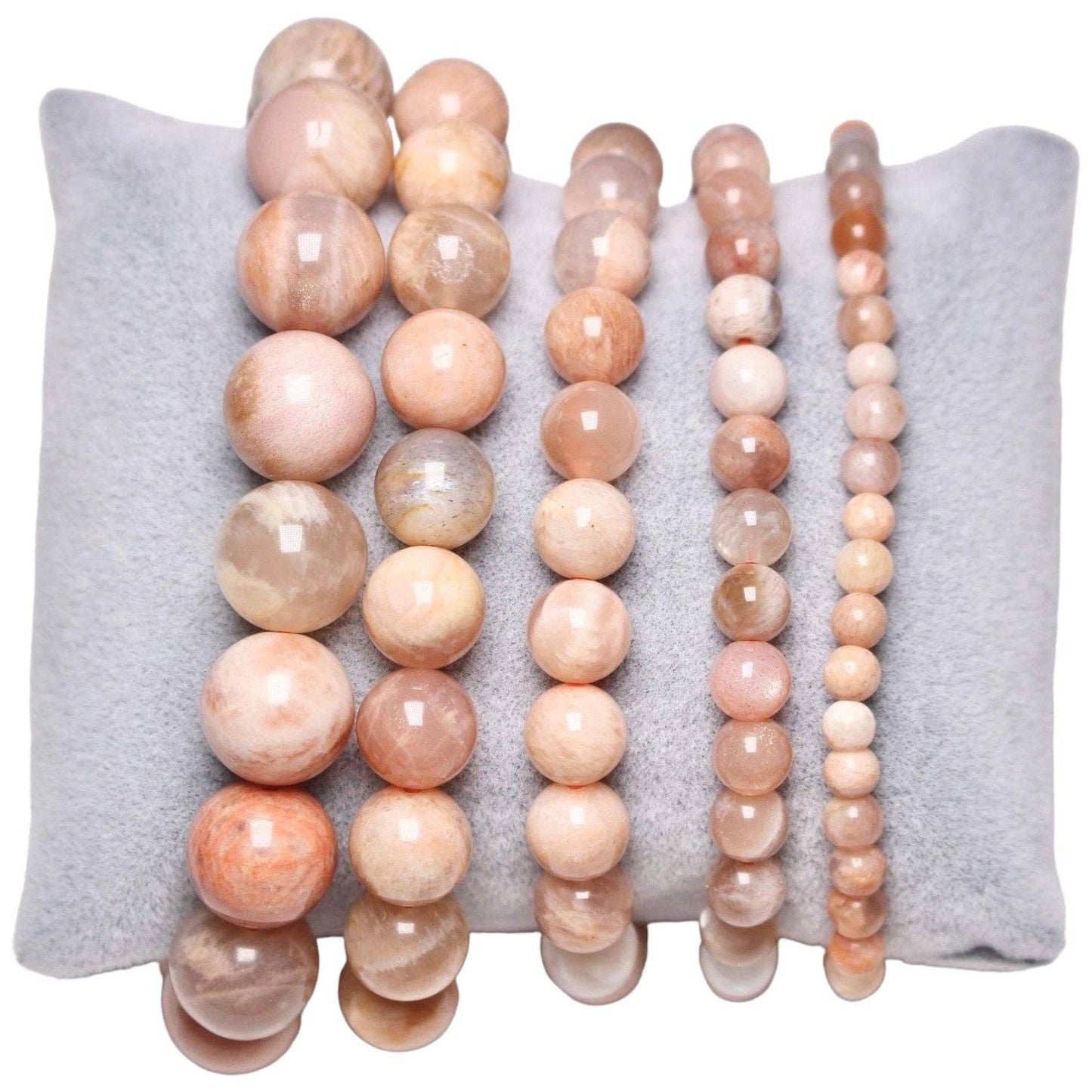 Pink moonstone bracelet A+