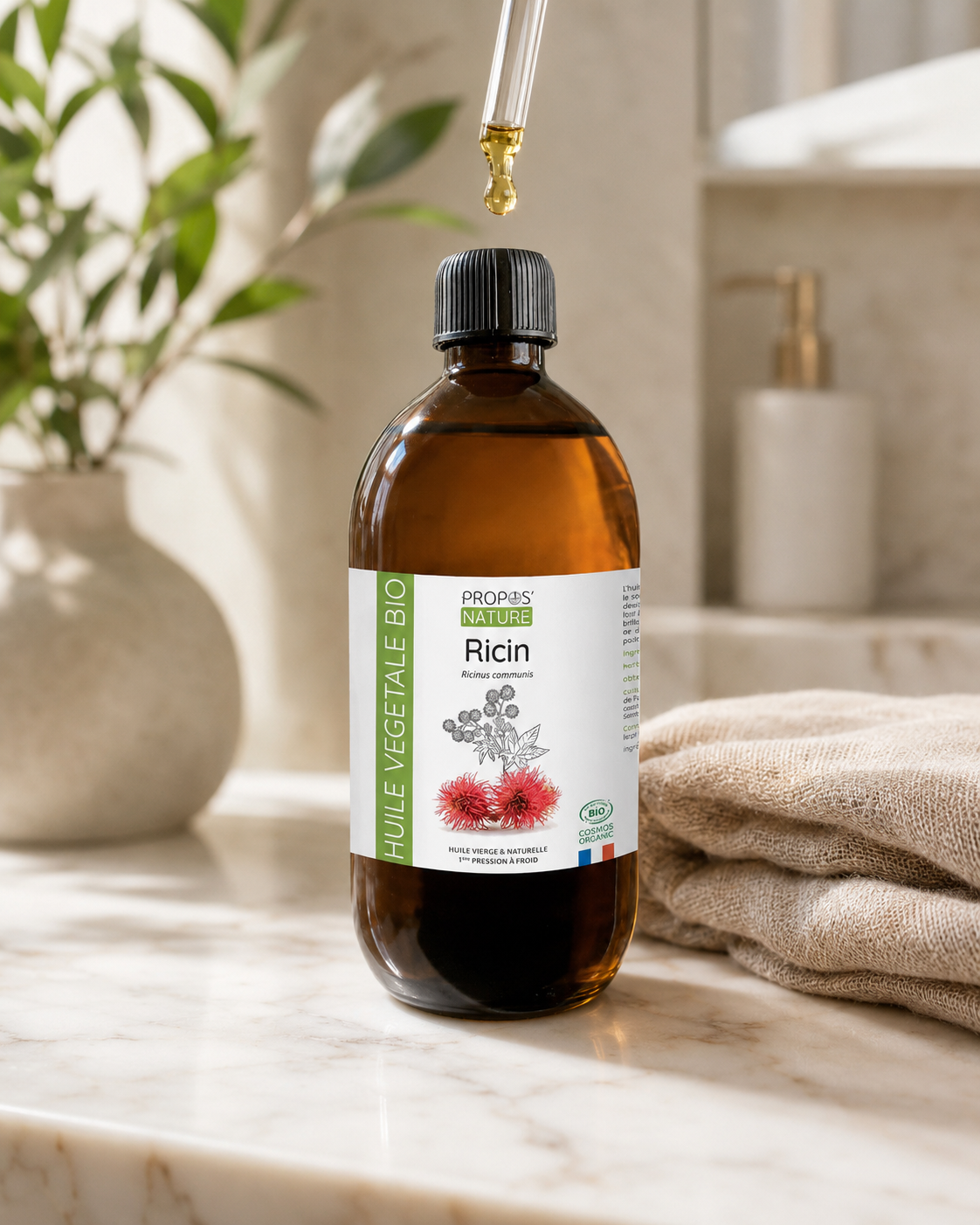 Pure Cold-Pressed Castor Oil