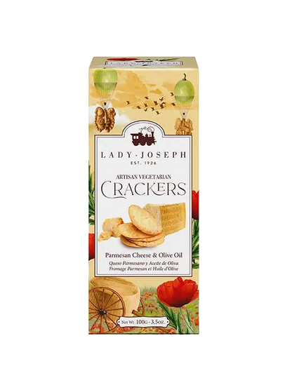 Parmesan and Olive Oil Crackers (Cheese snack)