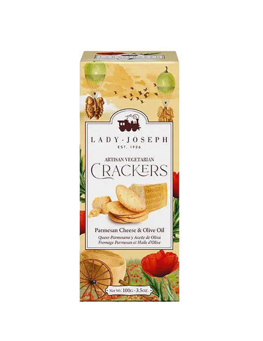 Parmesan and Olive Oil Crackers (Cheese snack)