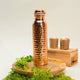 Pure Copper Water Bottle Hammered