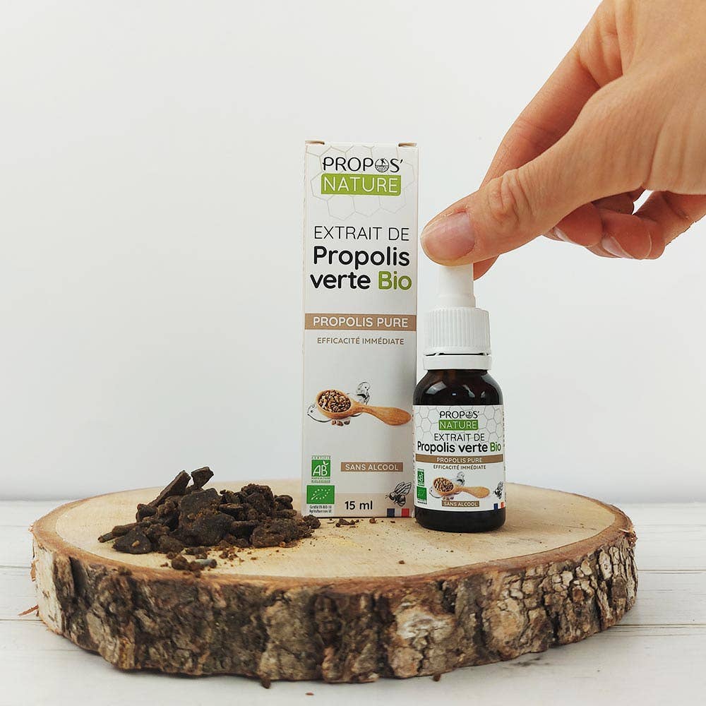 Organic Green Propolis Extract - Alcohol-Free - 15ml