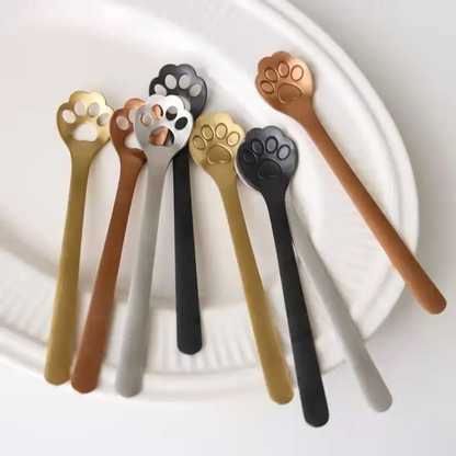 Cat's paw spoon - 4 colors - Tea, Coffee or Dessert