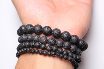 Lava stone bracelet A