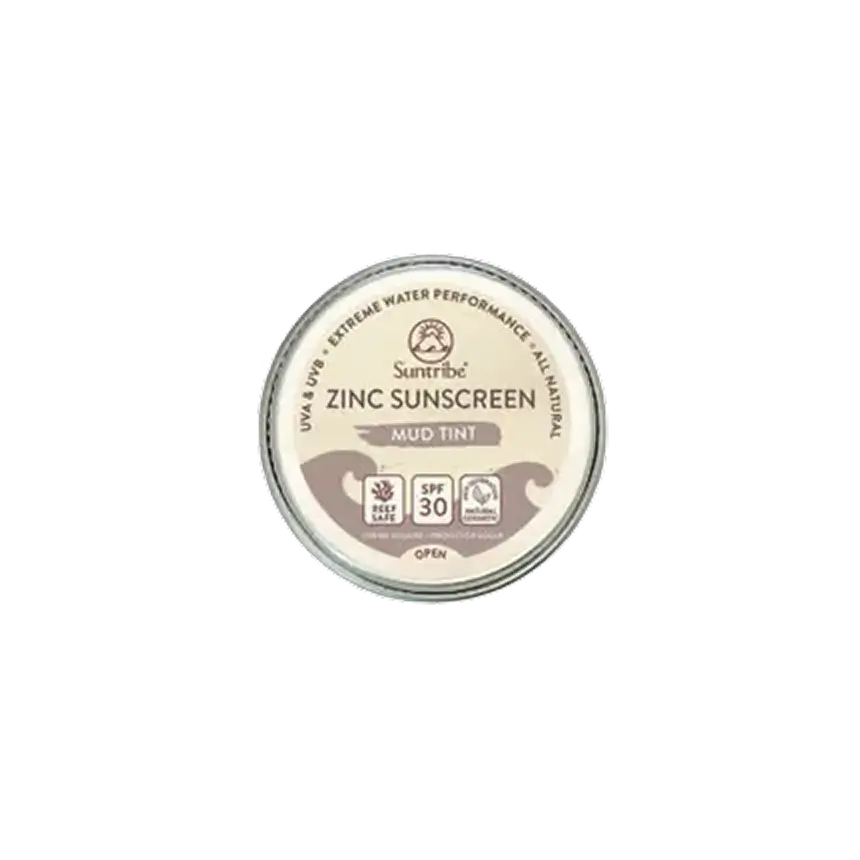 Suntribe All Natural Face & Sport Zinc Sunscreen SPF 30 10g Tint…