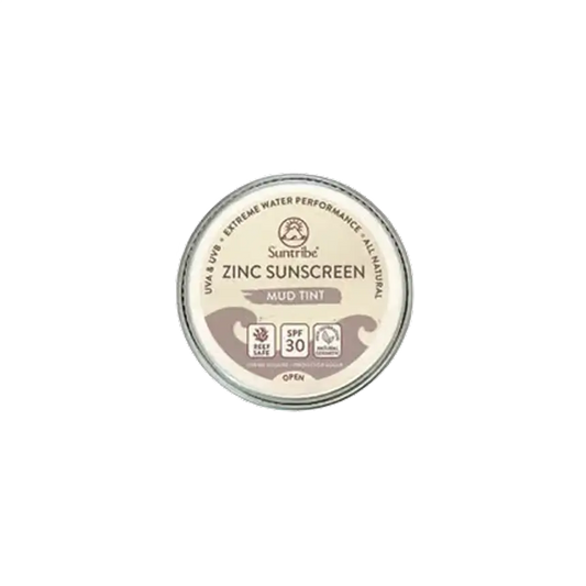 Suntribe All Natural Face & Sport Zinc Sunscreen SPF 30 10g Tint…
