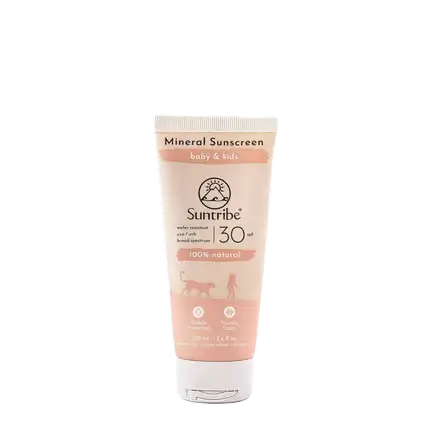Suntribe Kids & Baby Mineral Sunscreen Spf30 100ml