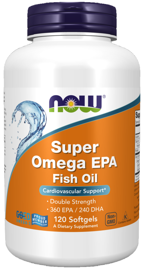 Super Omega EPA Fish Oil, Double Strength Softgels
