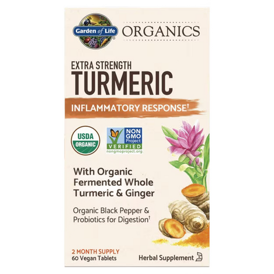 Organics Extra Strength Turmeric Tablets